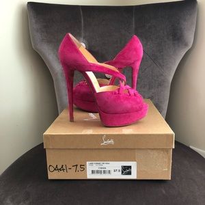 Christian Louboutin Lady Corset platform heels